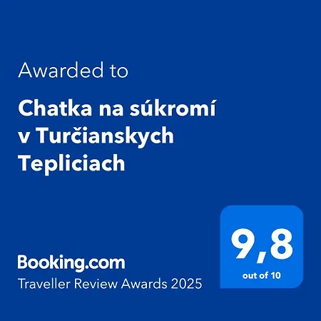 Lejlighed Chatka V Turcianskych Tepliciach *
